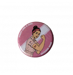 CARITATIF OCTOBRE ROSE BADGE 25