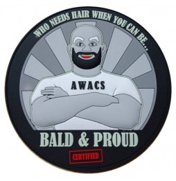 Patch "Bald and Proud" "Chauve et Fier"