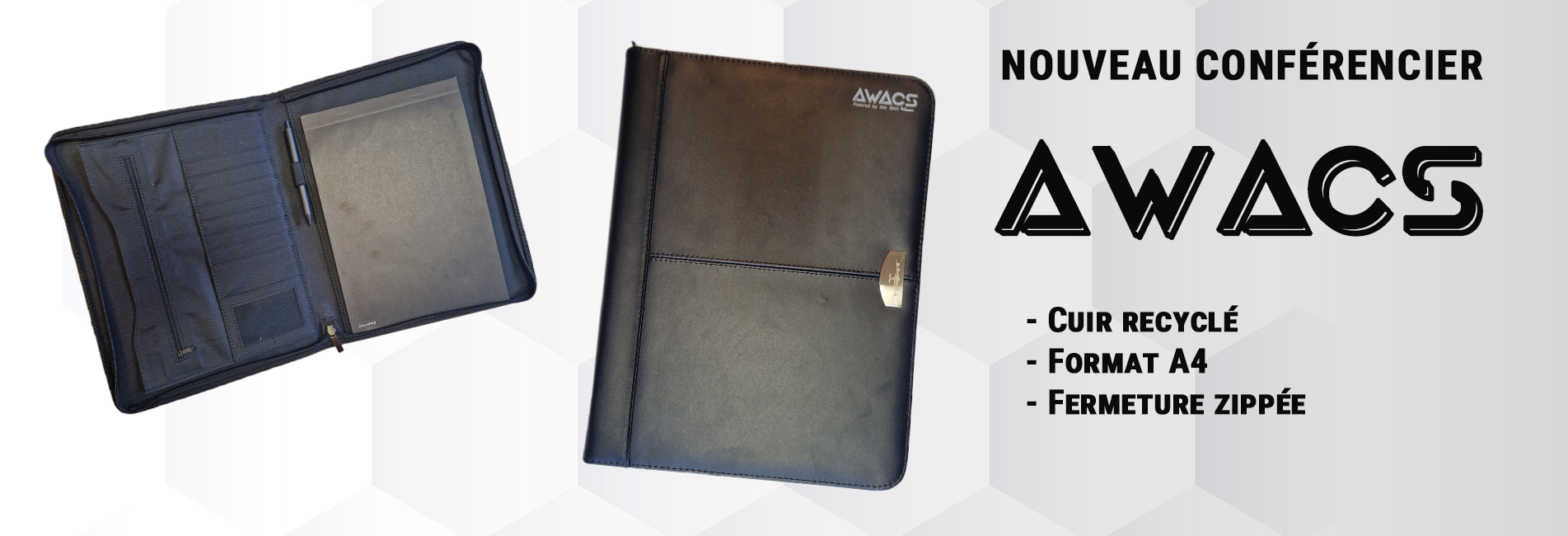 Notebook support in leather